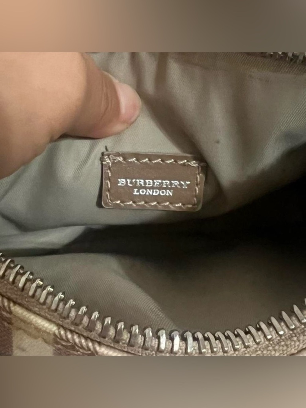 Burberry Mini Boston Bag Pink Nova Check Canvas Y2K - Picture 7 of 8